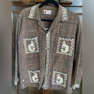 Vintage Mayan Modern Boho Shirt